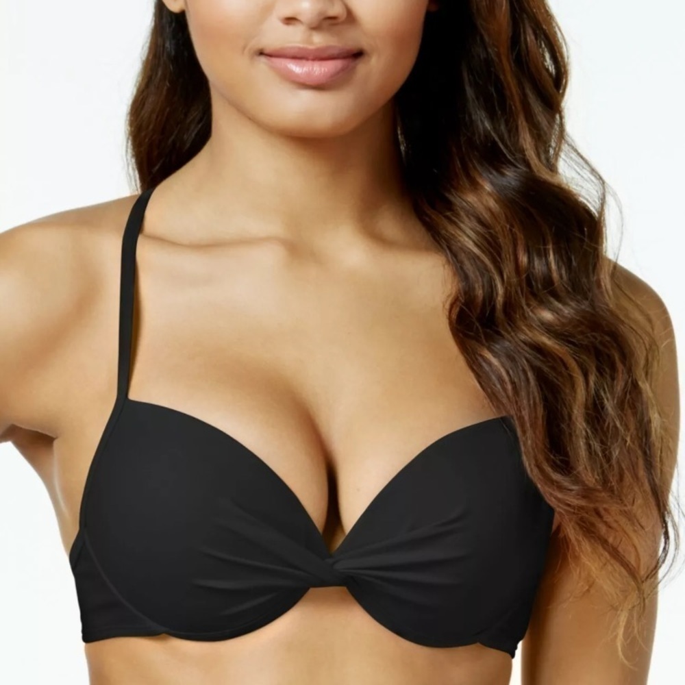 California Waves Twist Front Underwire Bikini Too